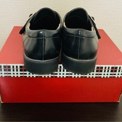 TOPVALU フォーマルシューズ ブラック 18.0cm 中古の画像