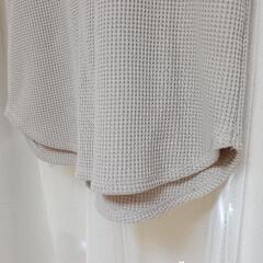 UNIQLO　ワッフル素材　ノースリーブ　Lサイズの画像