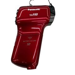 186000 現状品 Panasonic パナソニック ビデオカメラ デジタルムービーカメラ HX-DC-3  レッド [250604HM120191]の画像