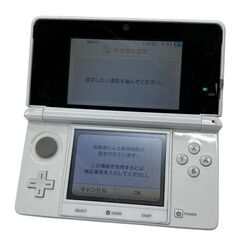 186000 現状品 Nintendo 任天堂 ニンテンドウ ニンテンドー3DS CTR-001  ホワイト [250513HM110243]の画像