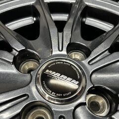 HOT STUFF WAREN ホットスタッフ ヴァーレン 14インチ 4本 5.5J4HPCD100+45 フィット キューブ フィットアリア等　(SHE014)の画像
