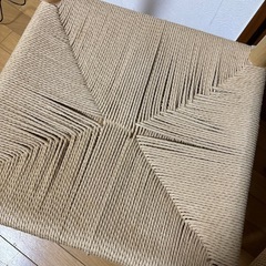 ペーパーコード　チェア　二脚の画像