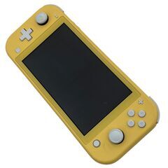186000 現状品 任天堂 ／ Nintendo ニンテンドー Nintendo Switch スイッチライト Switch Lite イエロー 本体 保護シール付き [250324HM140022]の画像