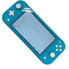 186000 現状品 任天堂 ／ Nintendo ニンテンドー Nintendo Switch Switch Lite HDH-001  ターコイズ 本体 保護フィルム付き [250612HM210254]の画像