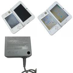 186000 現状品 任天堂 ／ Nintendo ニンテンドー ニンテンドー3DS SPR-001  ホワイト 本体 充電コード付き [250530HM060226]の画像