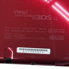 186000 現状品 任天堂 ／ Nintendo ニンテンドー ニンテンドー3DS new Nintendo3DS LL RED-001  メタリックレッド [250528HM240189]の画像