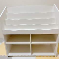 子供用収納棚＆机セットの画像