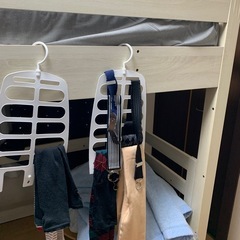デスク付きロフト型ベッド　シングル
の画像