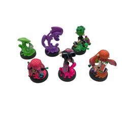 186000 現状品 任天堂 ／ Nintendo ニンテンドー その他ゲーム周辺機器 スプラトゥーン　amiibo 6点まとめ売り [250512HM270106]の画像