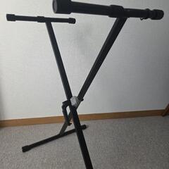 電子ピアノ　スタンド　Xスタンド　折り畳みスタンド　ピアノ　キーボードの画像