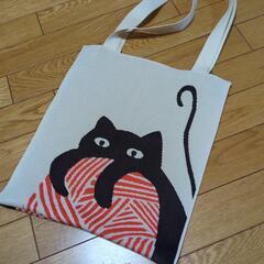 猫トートバッグの画像