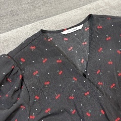 美品　DHOLIC  チェリー柄ワンピースの画像