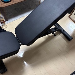 可変式ダンベル40kg×2   トレーニングベンチの画像