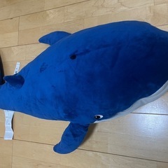 IKEA くじら　ぬいぐるみの画像