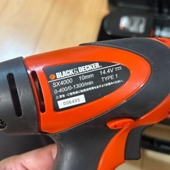 未使用　ブラックアンドデッカー ドリルドライバー 電動工具 コードレス  DIYの画像