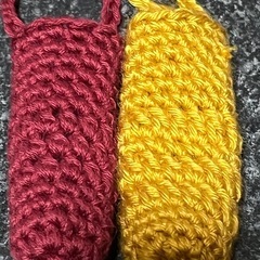 リップクリームカバー(^^)2個セット、ハンドメイドの画像