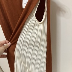 新品♡プリーツフレアトップスの画像