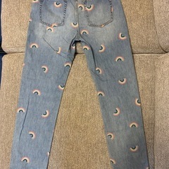 【新品同様】GAP レインボー柄 ライトウォッシュデニムの画像