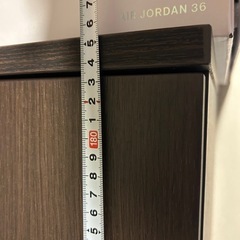 ニトリ扉付き靴棚の画像