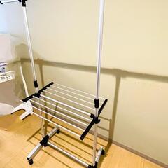 【‼️激安‼️】【✨極美品✨】冷蔵庫、物干し、ゴミ箱、棚の画像