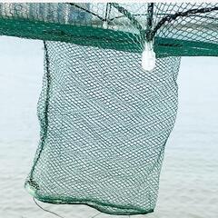 ネットケージ 9穴　折りたたみ　傘形　エビ カニ 魚かご 捕り網の画像