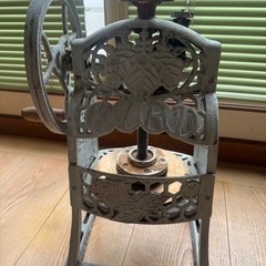 【希少】手動かき氷機 アンティークの画像