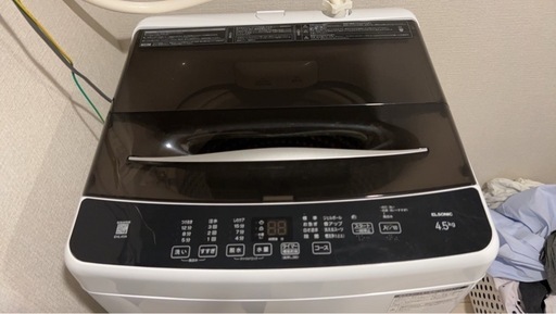 一人暮らし　 洗濯機　4.5kg