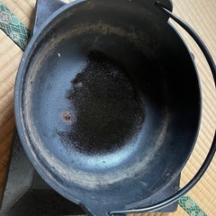 鉄鍋　囲炉裏　昭和　鍋　キャンプ　フライパンの画像