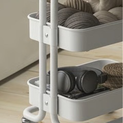 IKEA ロースフルト ワゴン 白の画像