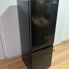Hisense ハイセンス 冷蔵庫 2ドア（右開き）HR-D1701B ブラック  の画像