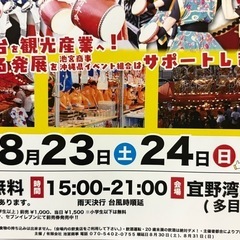 第一回夏祭りうちなんちゅエイサー祭り　有料観覧席入場招待券リストバンド2枚の画像