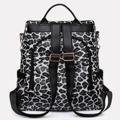 レオパード ヒョウ柄 バックパック レディース リュック ショルダーバッグの画像