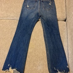 【新品】GYDA ジェイダ ダメージ加工 フレアデニム XSの画像