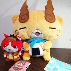 妖怪ウォッチ ジバニャン コマじろうなど ぬいぐるみまとめ売りの画像