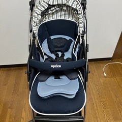 Aprica オプティア クッション　ベビーカー ブルー ウォーター NVの画像