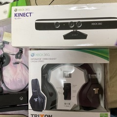 Xbox 360 one 周辺機器　キネクト　ヘッドホン　メモリーユニット　リモコン　未使用品含むの画像