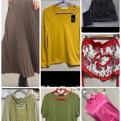 ブランド　新品　古着　レディース　メンズ　ワンピース・Tシャツ 他　30着　まとめ売りの画像