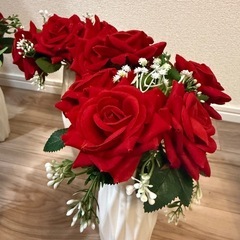 結婚式ウェルカムスペース/造花の画像