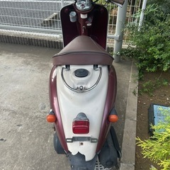 原付　Yamaha Vino バーガンディの画像