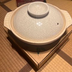 土鍋　箱付の画像