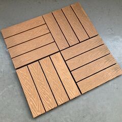 ウッドデッキパネル 60枚＋三角かまち4本の画像