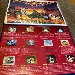 ディズニーキャラクター　額絵の画像
