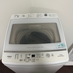AQUA 7.0kg トップローディング洗濯機の画像