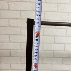 収納付きハンガーラックの画像