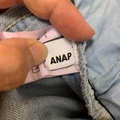 ANAP アナップ ダメージ加工 ストレートデニム Sサイズの画像
