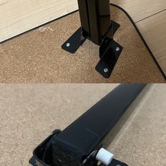 ローテーブル 折り畳み 黒の画像