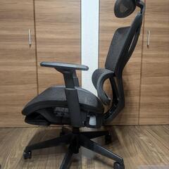 ニトリ オフィスチェア OC707 エラストマーメッシュ BKの画像