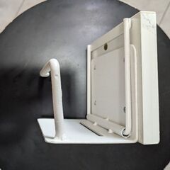 大理石柄　トイレットペーパーホルダー（棚付き）シングル　の画像