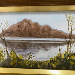 風景画　絵画　油絵　全道展の会員で東京で個展を開いたこともある長崎重定の作品です。の画像