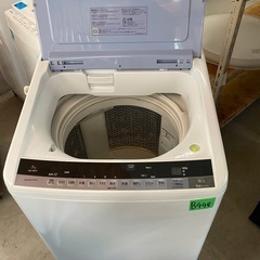 NO B448🌈福岡市内配送設置無料✨🌈日立 HITACHI ビートウォッシュ 全自動洗濯機 （8kg） ブルー BW-8WV の画像
